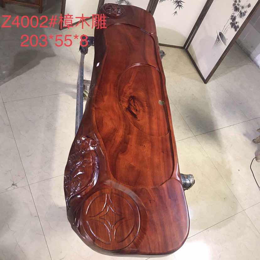 Z4002#樟木雕大板