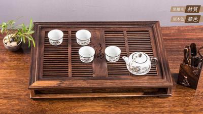 小黑檀茶盘#